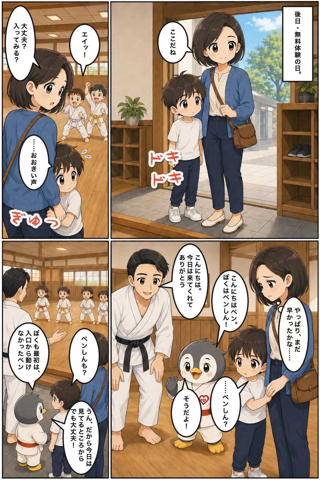 護身拳法 一心の漫画5ページ目
