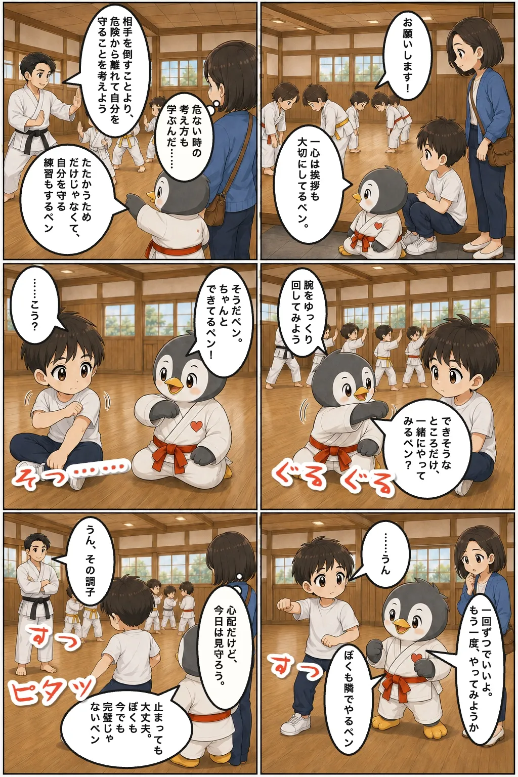 護身拳法 一心の漫画6ページ目